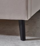 Polsterbett Telso in beige Doppelbett Liegeflche 180 x 200 cm