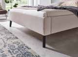 Polsterbett Telso in beige Einzelbett Liegefl�che 140 x 200 cm
