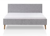 Polsterbett Stormy in grau Doppelbett Liegeflche 180 x 200 cm