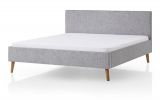 Polsterbett Stormy in grau Doppelbett Liegeflche 180 x 200 cm
