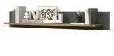 Wandboard Stanton in grn und Evoke Eiche Landhaus Wohn- und Esszimmer Wandregal 156 cm