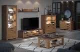 Sideboard Follow in Artisan Eiche und Matera grau Wohn- und Esszimmer Kommode 127 x 83 cm