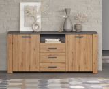 Sideboard Follow in Artisan Eiche und Matera grau Wohn- und Esszimmer Kommode 180 x 83 cm
