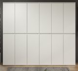 Garderobenschrank Nevada in wei Schuhschrank 222 x 191 cm