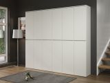 Garderobenschrank Nevada in wei Schuhschrank 222 x 191 cm
