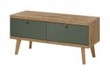TV-Lowboard Juna in Salbei und Evoke Eiche TV Unterteil skandinavisch 107 x 50 cm