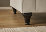 Sessel Adelina in beige Landhaus Loungesessel 110 cm