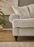 Sofa Adelina in beige Landhaus Couch 2-Sitzer 170 cm