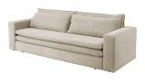 Schlafsofa Pesaro in beige Cord Sofa 3-Sitzer mit Bettfunktion 244 cm