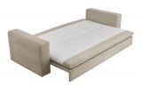 Schlafsofa Pesaro in beige Cord Sofa 3-Sitzer mit Bettfunktion 244 cm