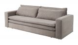 Schlafsofa Pesaro in braun Cord Sofa 3-Sitzer mit Bettfunktion 244 cm