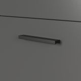 TV-Lowboard Esteban in grau und Evoke Eiche XL TV Unterteil 210 x 43 cm