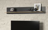 Wandboard Esteban in grau und Evoke Eiche Wandregal 167 x 25 cm