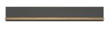 Wandboard Esteban in grau und Evoke Eiche Wandregal 167 x 25 cm