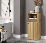 Badezimmer Kommode Bliss in Evoke Eiche Badschrank 40 x 95 cm