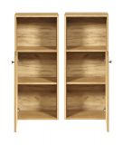 Badezimmer Kommode Bliss in Evoke Eiche Badschrank 40 x 95 cm