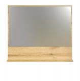Badezimmer Spiegel Bliss in Evoke Eiche Badspiegel mit Ablage 80 cm