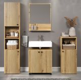 Badm�bel Set Bliss in Evoke Eiche Badkombination 4-teilig 160 x 190 cm