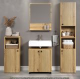Badm�bel Set Bliss in Evoke Eiche Badkombination 4-teilig 160 x 190 cm