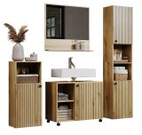 Badm�bel Set Bliss in Evoke Eiche Badkombination 4-teilig 180 x 190 cm
