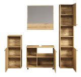 Badm�bel Set Bliss in Evoke Eiche Badkombination 4-teilig 180 x 190 cm