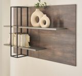 Esszimmer Set Piano in Thermo Eiche und grau Speisezimmer 4-teilig mit Soft-Close