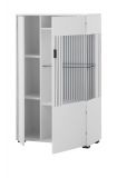 Vitrine Merced in wei matt Wohn- und Esszimmer Highboard 75 x 125 cm