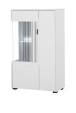 Vitrine Merced in wei matt Wohn- und Esszimmer Highboard 75 x 125 cm