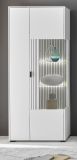 Vitrine Merced in wei� matt Wohn- und Esszimmer Vitrinenschrank 75 x 180 cm
