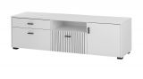 TV-Lowboard Merced in wei matt TV Unterteil 150 x 44 cm