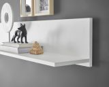 Wandboard Merced in wei matt Eiche Wohn- und Esszimmer Wandregal 150 cm