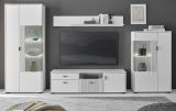 Wohnwand Merced in wei matt Wohnkombination 4-teilig 320 x 180 cm
