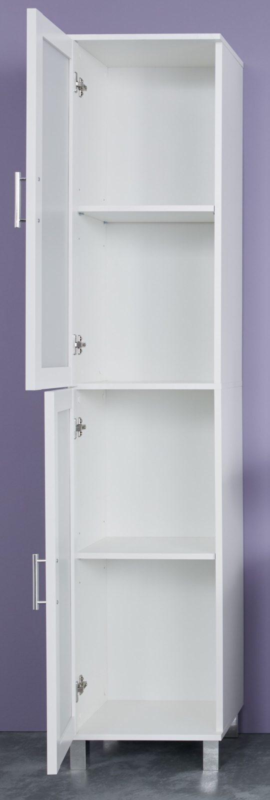 Badezimmer Hochschrank Florida weiß 35 cm