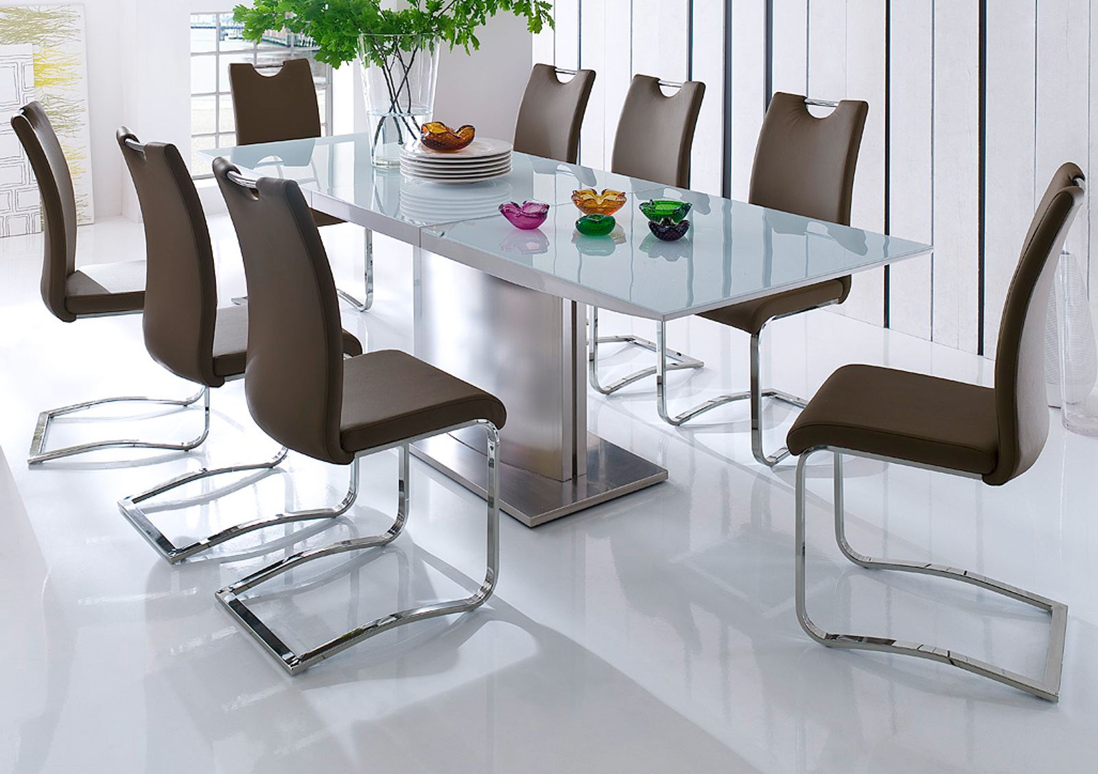 Esstisch Helio In Weiss Hochglanz Lack 180 Cm