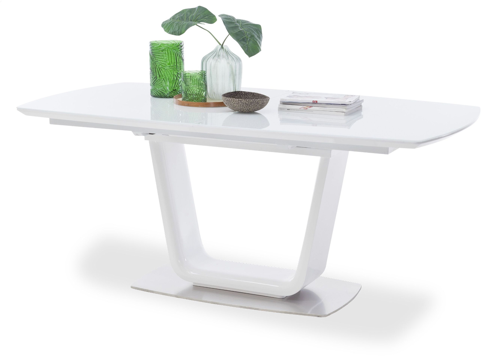 Esstisch Xander In Hochglanz Weiss Lack 180 Cm