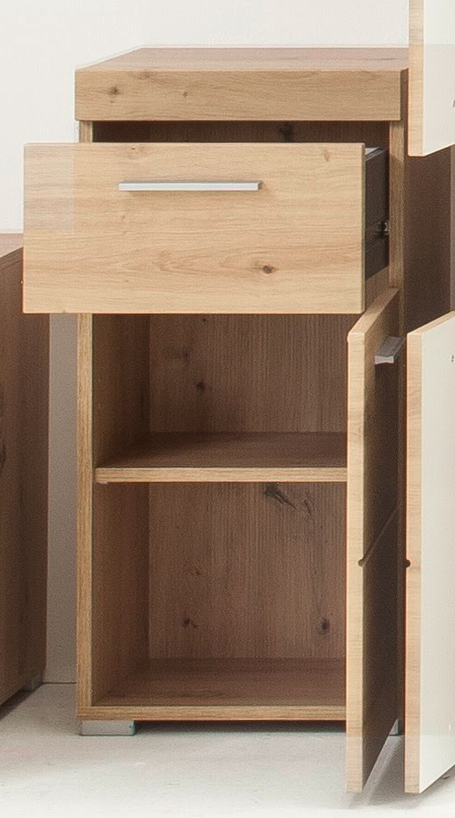 Unterschrank Badmöbel Amanda Eiche / Asteiche 37 cm