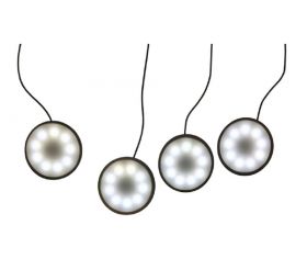 Unterbauspot LED Licht wei� 4er Set M�belleuchte Unterbauleuchte