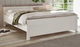 Bett Rovola in Pinie weiß / Oslo Pinie Landhaus Doppelbett Liegefläche 180 x 200 cm Bett Rovola in Pinie weiß / Oslo Pinie Landhaus Doppelbett Liegefläche 180 x 200 cm