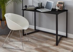 Schreibtisch Herold in schwarz Esche und schwarz Laptoptisch klappbar 110 x 60 cm Klapptisch
