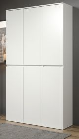 Garderobenschrank Nevada in weiß Schuhschrank 111 x 191 cm Garderobenschrank Nevada in weiß Schuhschrank 111 x 191 cm
