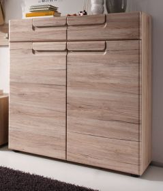 Flur: Kommode Malea Eiche San Remo, hell (90 x 95 cm)