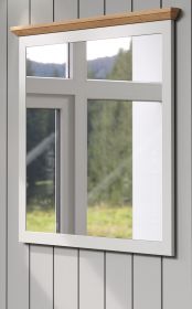 Garderobenspiegel Landside in grau und Eiche Artisan Landhaus Flur Diele Spiegel 91 x 89 cm Garderobenspiegel Landside in grau und Eiche Artisan Landhaus Flur Diele Spiegel 91 x 89 cm