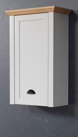 Badezimmer Hängeschrank Landside in grau und Eiche Artisan Landhaus Badschrank hängend 46 x 73 cm Badezimmer Hängeschrank Landside in grau und Eiche Artisan Landhaus Badschrank hängend 46 x 73 cm