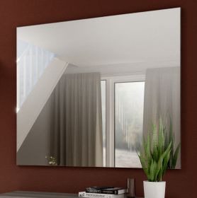 Garderobenspiegel Scout in Rauchsilber grau Wandspiegel 90 x 87 cm