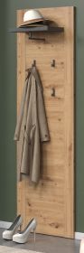 Garderobenpaneel Follow in Artisan Eiche und Matera grau Wandgarderobe 62 x 199 cm Garderobenpaneel Follow in Artisan Eiche und Matera grau Wandgarderobe 62 x 199 cm