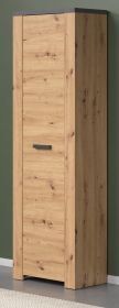 Garderobenschrank Follow in Artisan Eiche und Matera grau Flur Garderobe 62 x 199 cm Garderobenschrank Follow in Artisan Eiche und Matera grau Flur Garderobe 62 x 199 cm