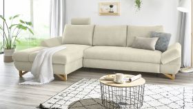 Ecksofa Skalm in beige Struktur-Stoff Wohnzimmer Sofa Ecksofa Skalm in beige Struktur-Stoff Wohnzimmer Sofa